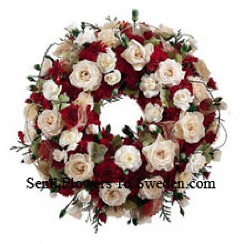 Stunning Mixed Flower Wreath